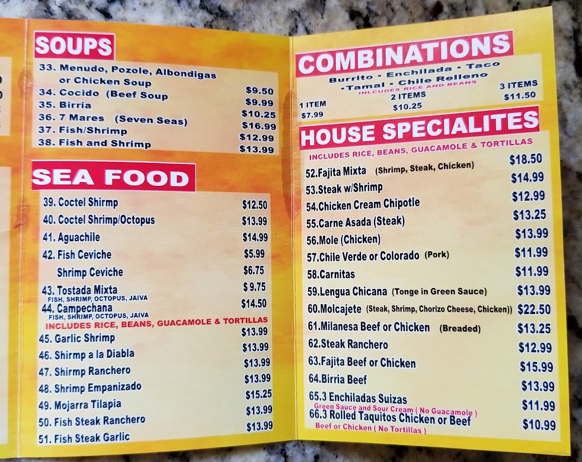 Pico De Gallo Mexican Food Menu - Image 4