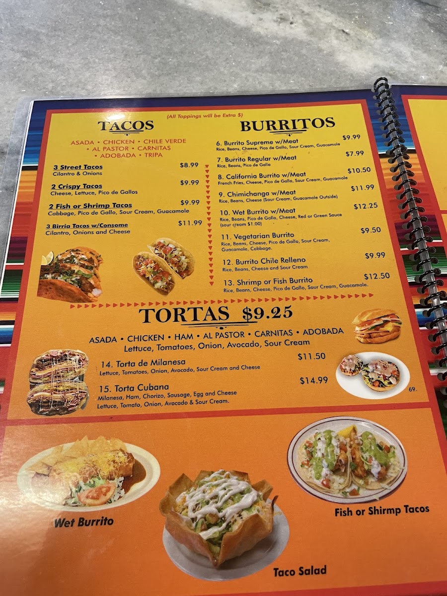 Pico De Gallo Mexican Food Menu - Image 5